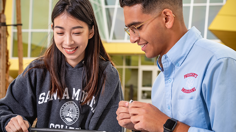 SMC Student and Counselor