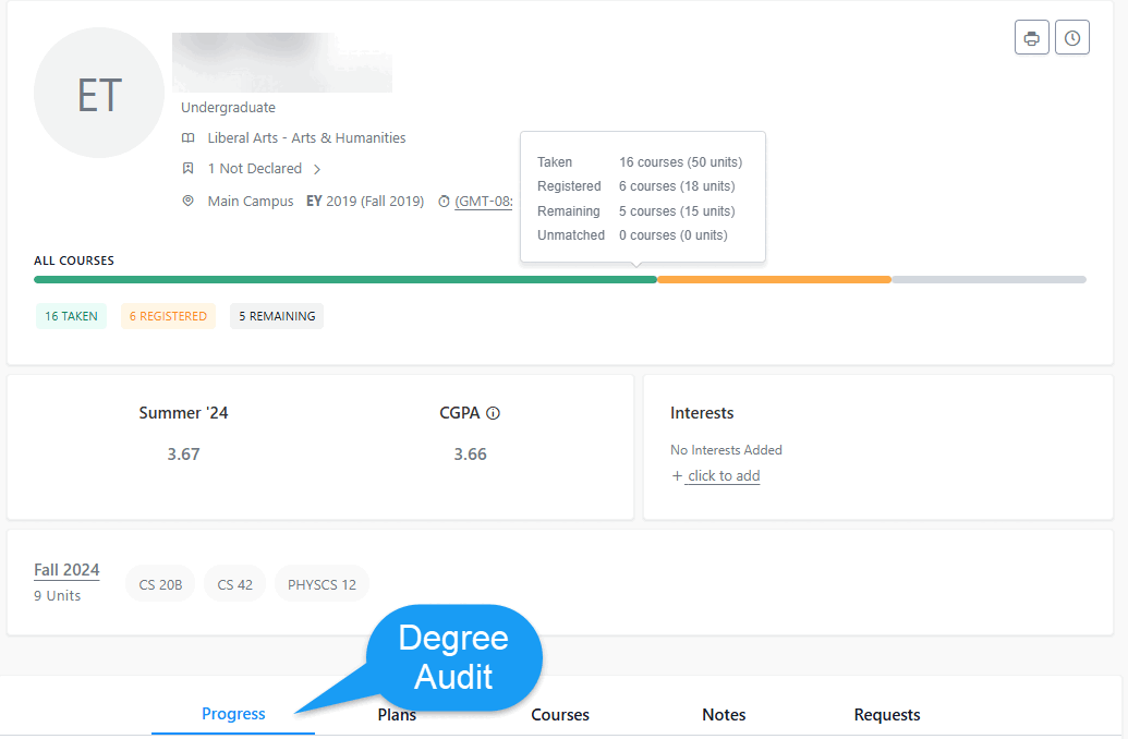 Stellic Audit View showing requirements met and in progress.