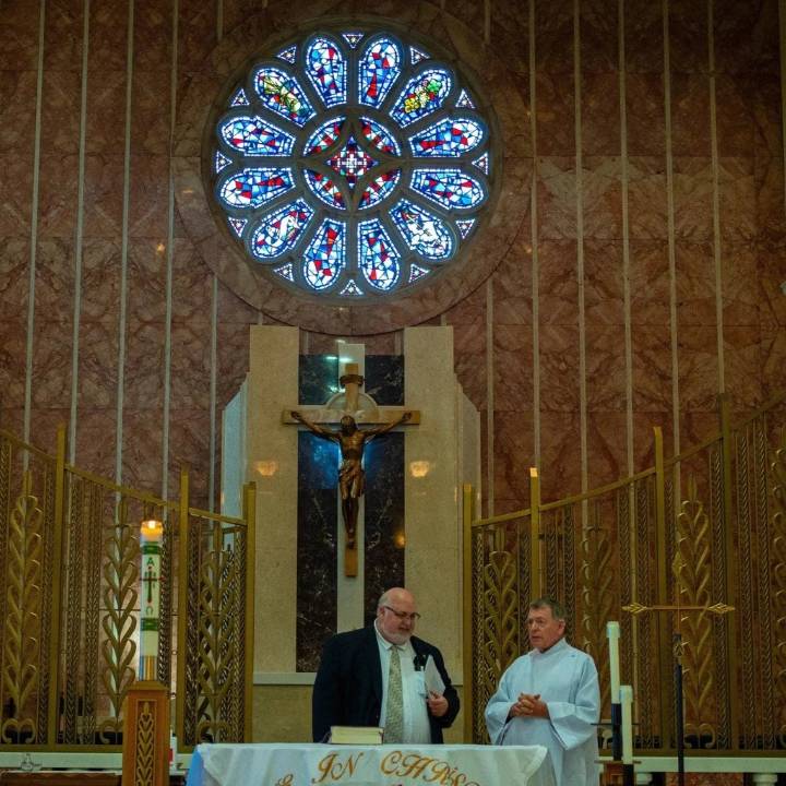 Rebirth from the Ashes: Parishioners show determination to rebuild on Easter Sunday