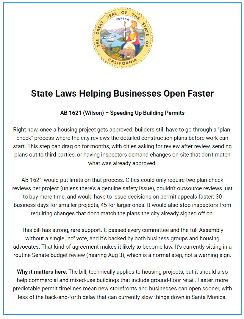 AB 1621 (Wilson) — Speeding Up Building Permits