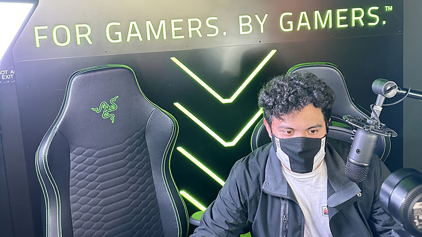 SMC Esports club president Josh at Razer Game Fest II.