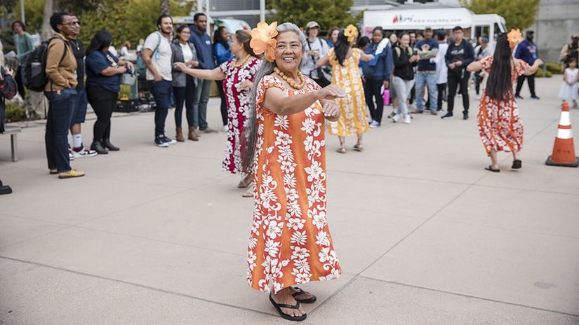 Polynesian Dance at the APIDA Graduation Celebration