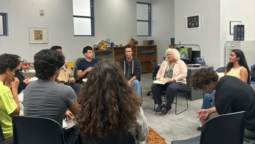 A meeting of the Santa Monica Unity and Service Baha'i Club Council