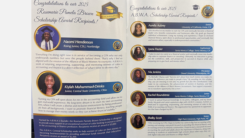 SMC Accounting students ABWA scholarship recipients