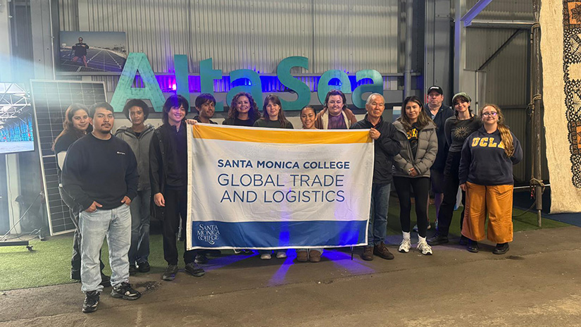 SMC Global Trade and Logistics students at AltaSea