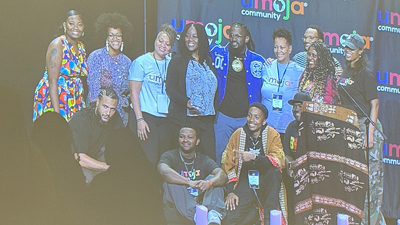 Sherri Bradford and team at the statewide Umoja Community Conference in San Jose