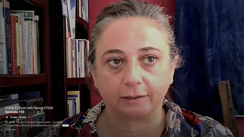 Sociology professor Elham Gheytanchi on Crime Expose with Nancy O'Dell