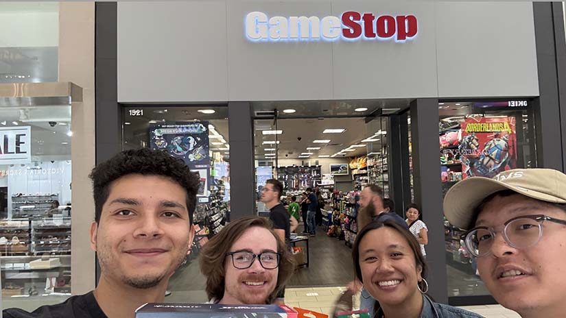 IxD students' field trip to GameStop