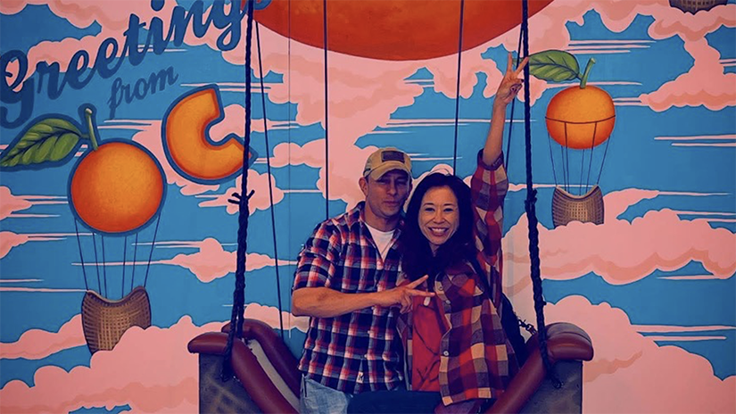 Patricia and her fiance Richard on their first date