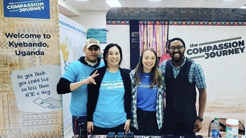 Patricia Kusaba with colleagues at the Compassion Journey event in Torrance