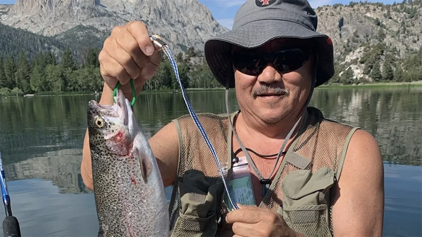 Terry enjoying one of his favorite passtimes