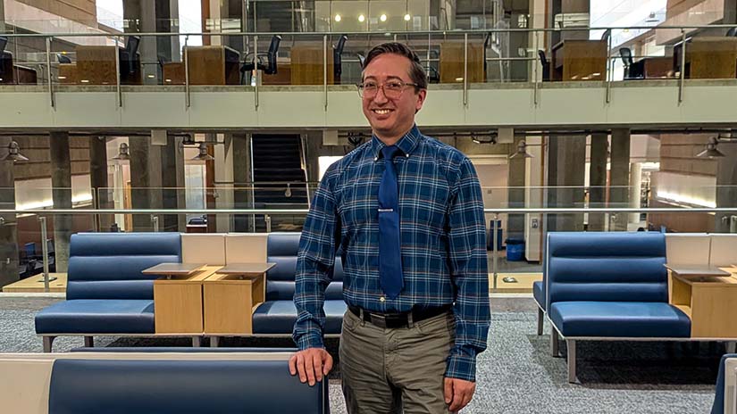 Library director Walter Butler