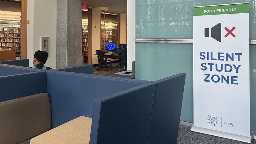 Food for Thought eating area in the SMC Main Library