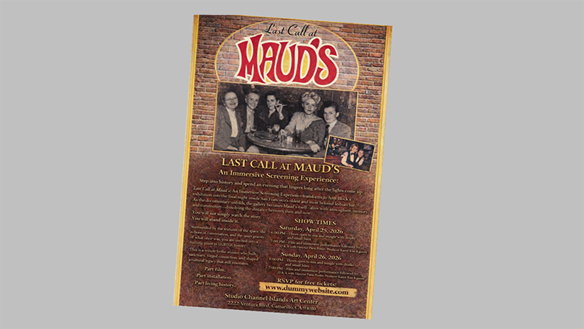 Poster for the popular documentary "Last Call at Maud's"