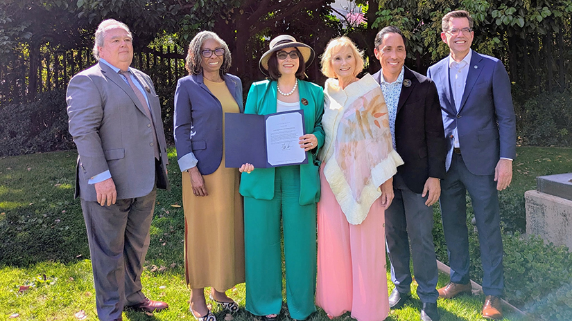 Roxanne Messina Captor and friends celebrating the 100th Anniversary of the San Diego Museum of Art