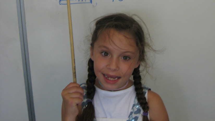 Elementary school winner of the Teacher for a Day contest