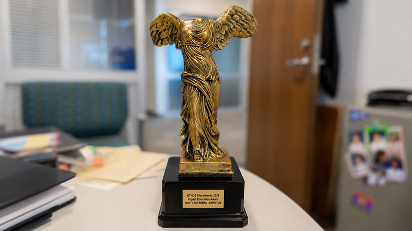 Scott Silverman's 2026 Impact Education Award, recognition from the Ethos Film Awards International Film Festival