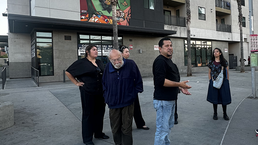 Affordable Housing Property Management certificate class on a site tour