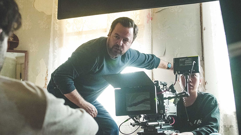 Professor Carrasco on set