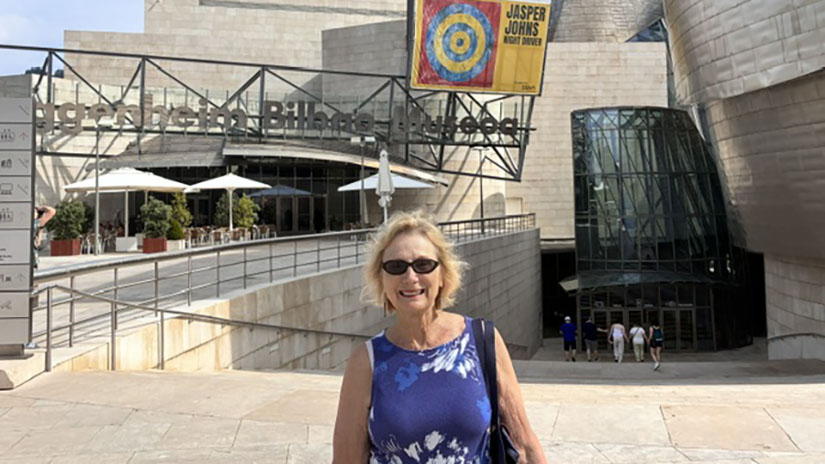 Roxanne Captor at the Guggenheim in Bilbao