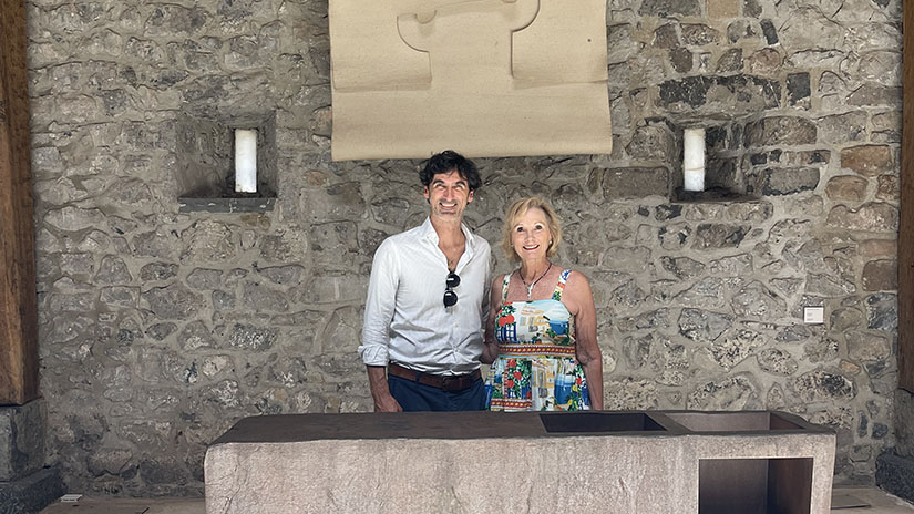 Roxanne Captor with Mikael Chillida