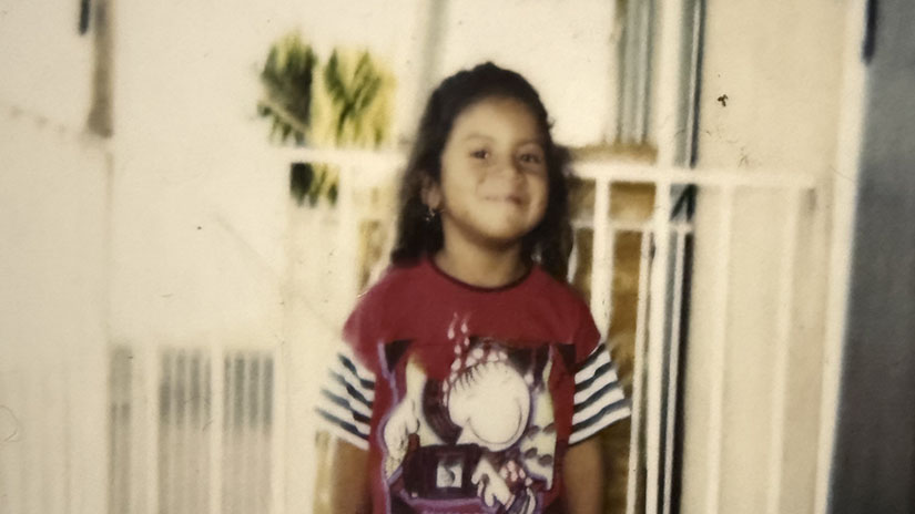 Julyssa as a child