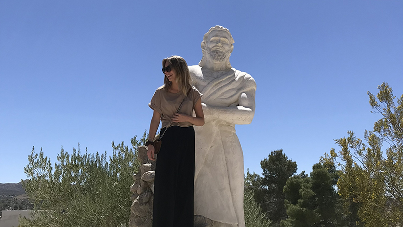 Anja on a visit to Joshua Tree in 2017