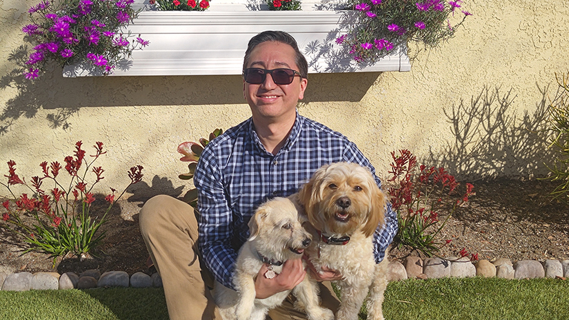 Walter and his puppies