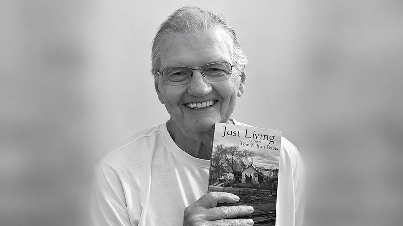 SMC Board Vice Chair Tom Peters with his new book