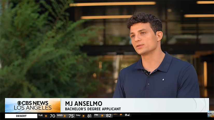 Cloud computing student MJ Anselmo discussing the value of a cloud computing degree