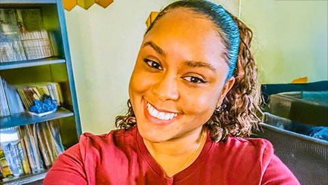 Student Amber Mitchell