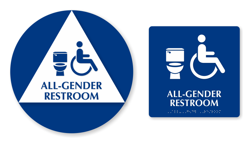 Gender Netural Restroom Sign Gender Netural Restroom Sign